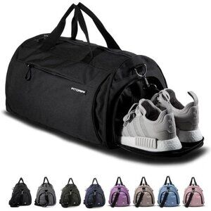 Gym Bag for Men Women Duffle Bag with Shoe Compartment Wet Pocket Travel Fitness